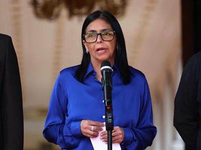 Reacción de Delcy Rodríguez ante ataque militar de EE. UU.