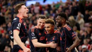 Manita del Nottingham Forest que agobia más al Tottenham